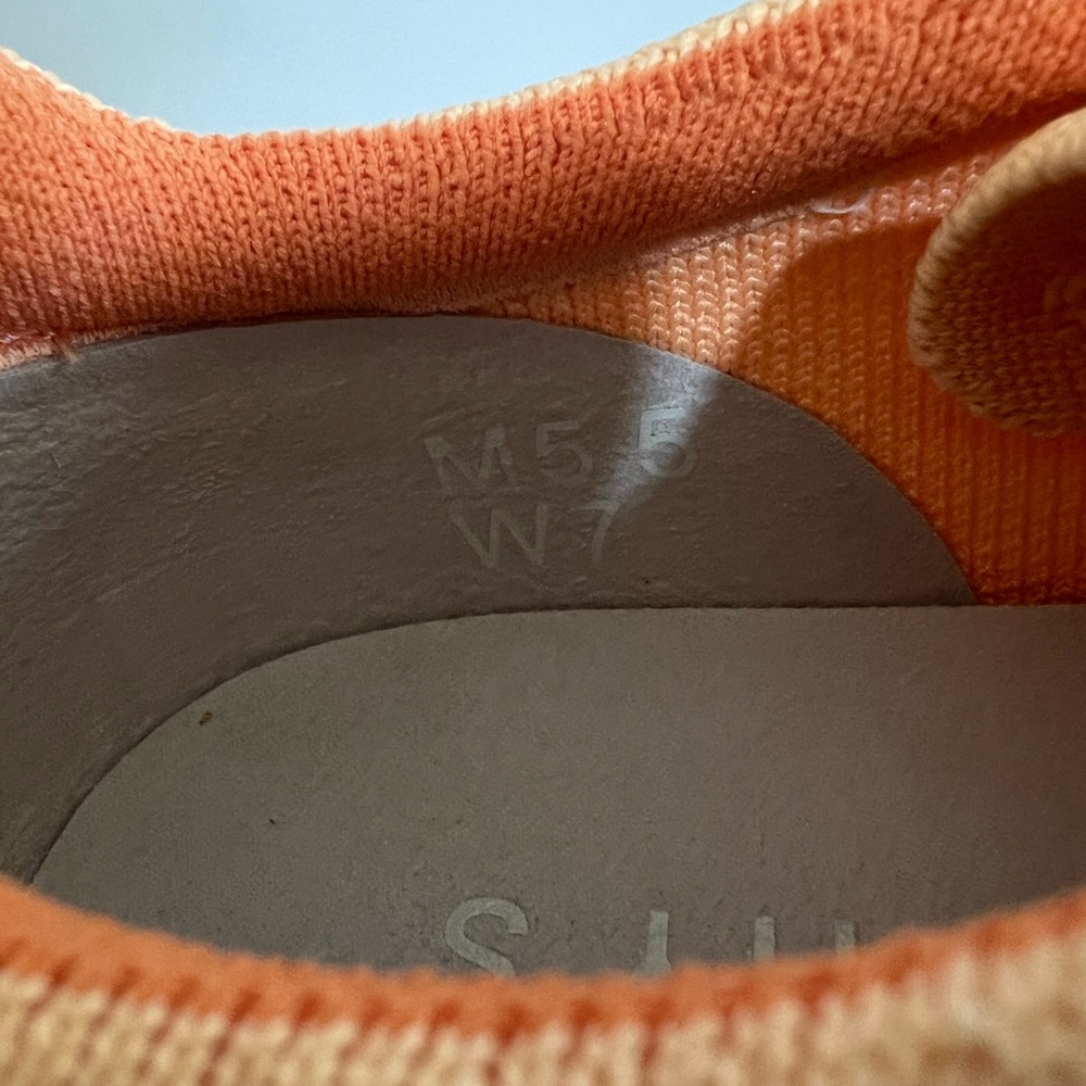 Creamsicle Rothy Sneakers - Picture 3 of 10